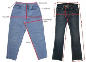 Measure pants